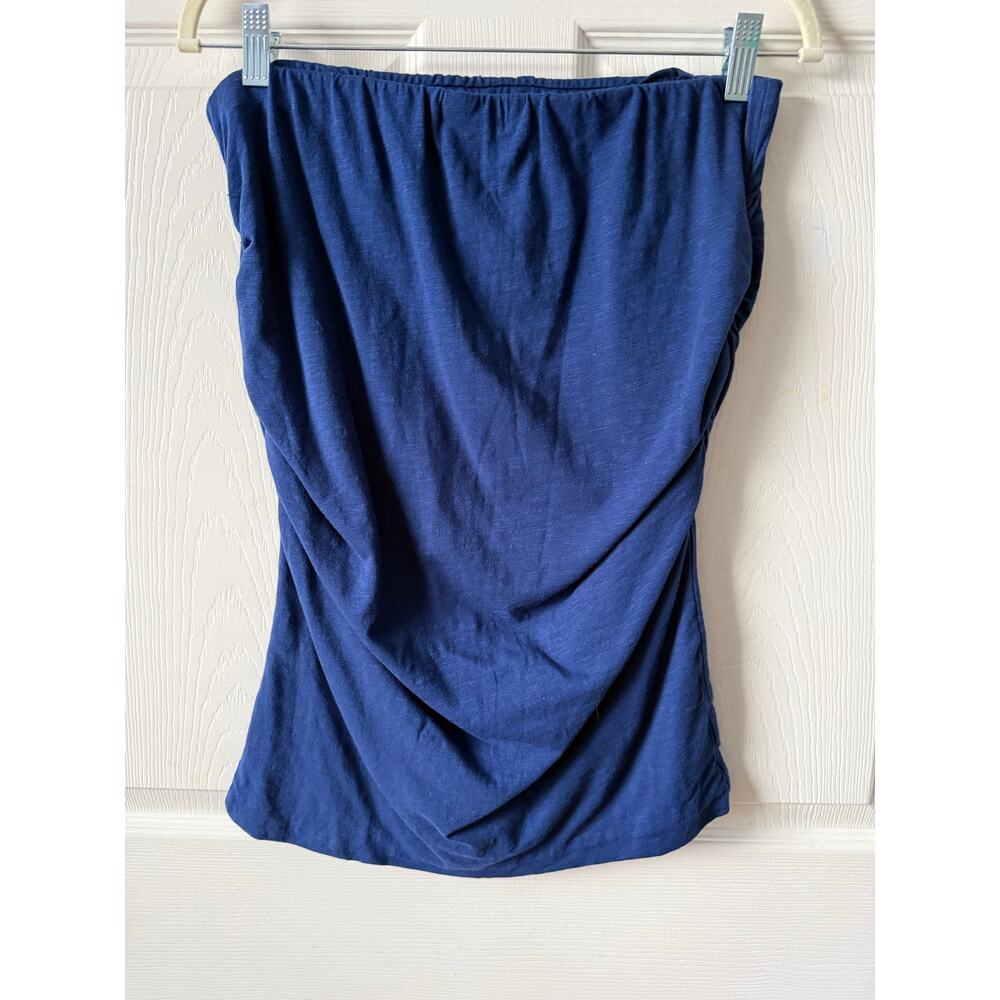 Sundry Soleil Ruched Bodycon Skirt Atlantic Navy NWT Size‎ 4 | Coastal Chic